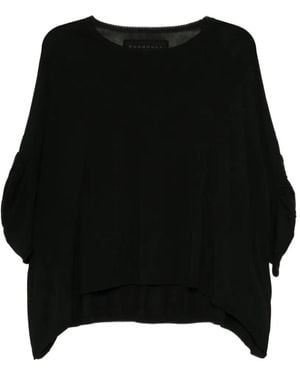 Rundholz Puff-Sleeve T-Shirt - Black