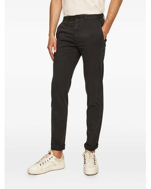 Marc O' Polo Logo-Label Trousers - Black