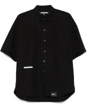 Neighborhood Short-Sleeve Overshirt - Black