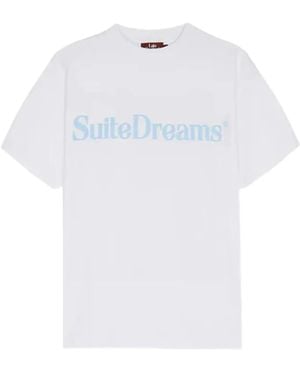 Late Checkout T-Shirt Met Ronde Hals - Wit