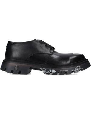 Premiata Peckham Lace-Up Shoes - Black