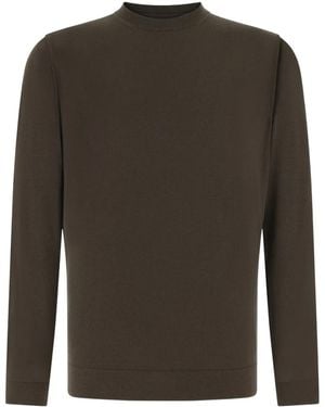 BOGGI Gebreide Trui Met Ronde Hals - Groen