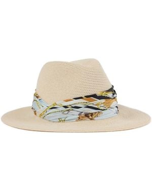 Eugenia Kim Chapeau À Détail De Foulard - White