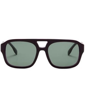 Tory Burch Miller Pilot Sunglasses - Black