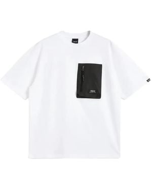 Taion Mountain Storage Pocket T-Shirt - White