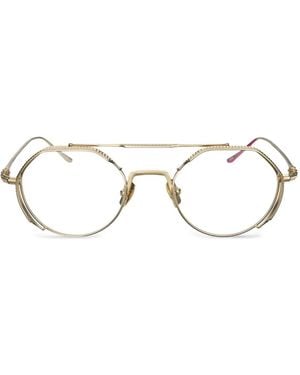 Vysen Eyewear The Voir Brille Mit Rundem Gestell - Mettallic