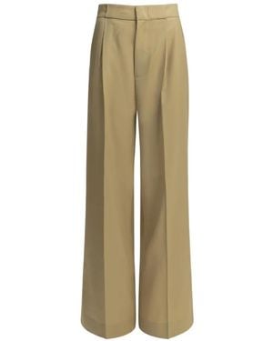 Sa Su Phi Pleated Wide-Leg Pants - Natural