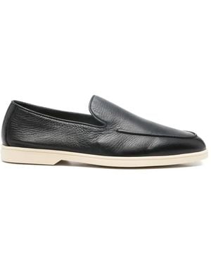Doucal's Leather Loafers - Grey