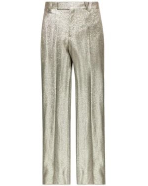 Versace Straight-Leg Pants - Natural