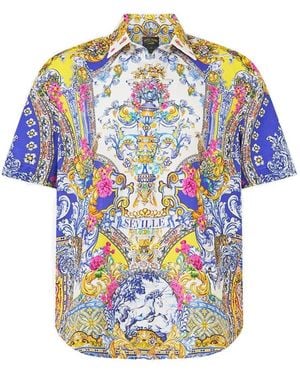 CAMILLA Printed Shirt - Blue