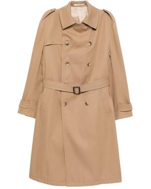 Tagliatore Born Trench Coat - Natural
