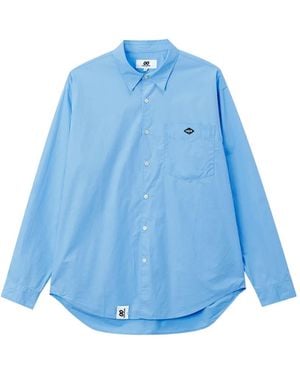 Chocoolate Hemd Mit Logo-Patch - Blau