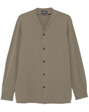 Emporio Armani V-Necked Shirt - Natural