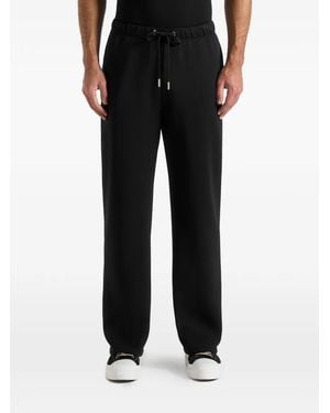 Manière De Voir Neoprene Relaxed Fit Joggers - Black