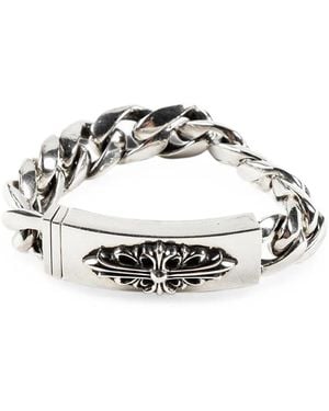 Chrome Hearts Engraved-Logo Bracelet - Metallic