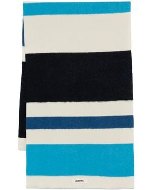 Jacquemus L'Echarpe Arazzo Schal - Blau