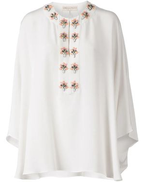PUCCI Embellished Tunic Top - White