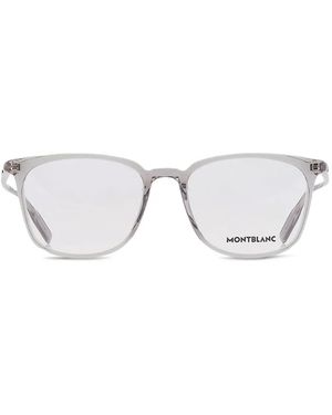 MONT BLANC EYEWEAR Gafas con montura cuadrada de acetato - Gris
