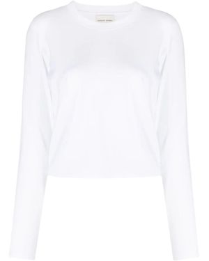 Loulou de Saison Masal Long-Sleeve Cotton T-Shirt - White