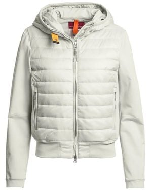 Parajumpers Caelie Hooded Quilted Jacket - White