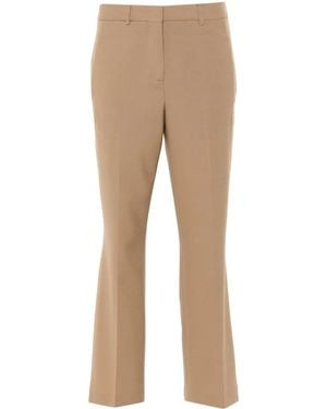 Semicouture Cropped Pants - Natural