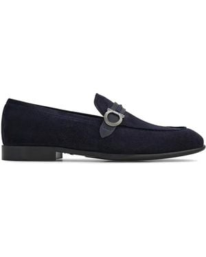 Ferragamo Gancini Ornament Moccasins - Blue