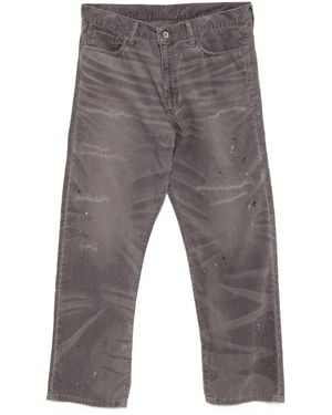 Neighborhood Savage Straight-Leg Pants - Gray