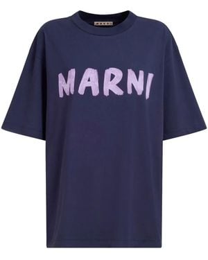Marni T-Shirt With Print - Black