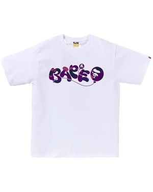 A Bathing Ape Graphic-Print T-Shirt - White