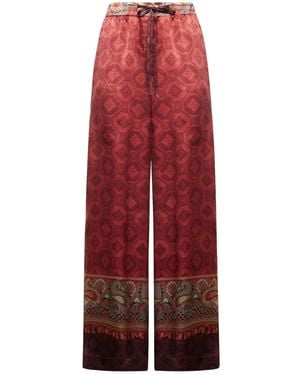 Pierre Louis Mascia Hose mit geometrischem Muster - Rot