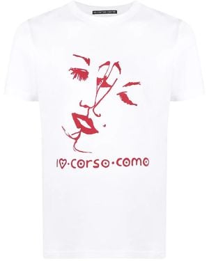 10 Corso Como Graphic Print Short-Sleeved T-Shirt - White