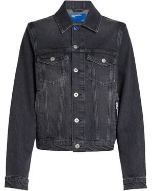 KARL LAGERFELD Regular-Fit Denim Jacket - Blue