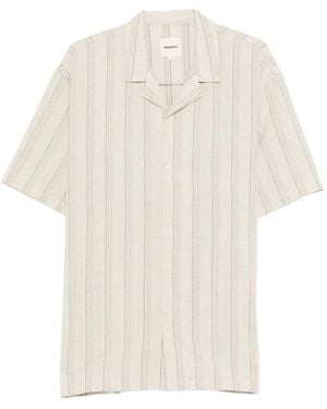 Noyoco Camicia Orleans A Righe - Bianco