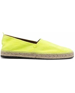 Philipp Plein Leren Espadrilles - Geel