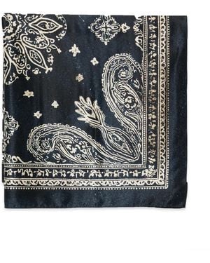 R13 Pañuelo Con Estampado De Bandana - Negro