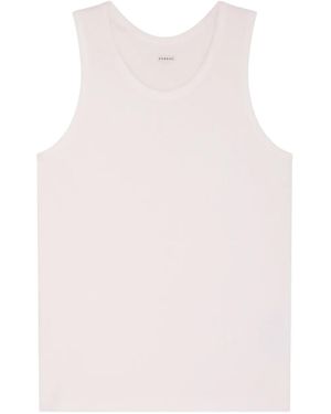 Fursac Ribbed Cotton Vest - Pink