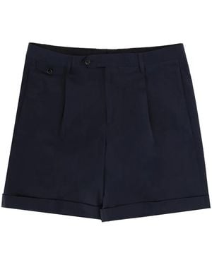 Lardini Pleat Cuffed Trousers - Blue