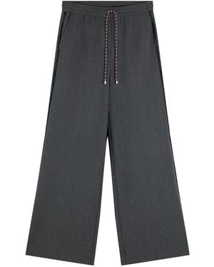 Tommy Hilfiger Pantalones Anchos Con Cordones - Gris