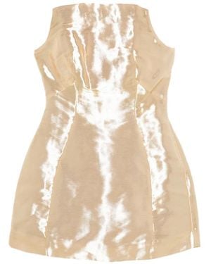 Cult Gaia Robe-Bustier Courte Wren - Natural