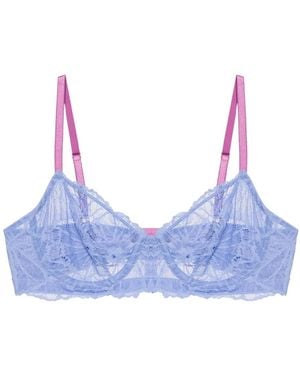 Dora Larsen Lena Bh Met Kant - Blauw