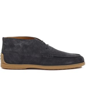 Tod's Suede Desert Boots - Blue