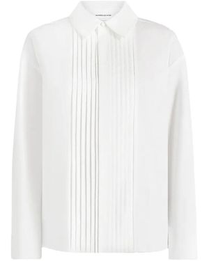 Manière De Voir Chemise Plissée Hope - White
