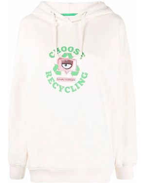 Chiara Ferragni アイモチーフ パーカー - ナチュラル