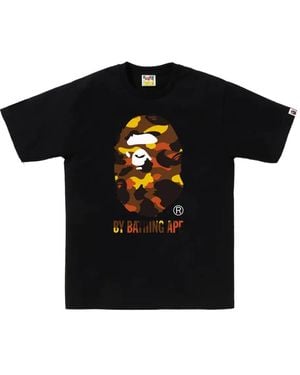 A Bathing Ape Camouflage-Print T-Shirt - Black