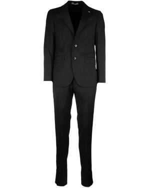 Corneliani Single-Breasted Suit - Black