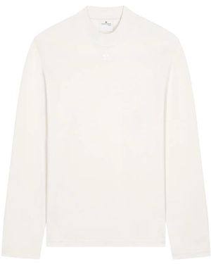 Courreges T-Shirt Volcano Con Applicazione - Bianco