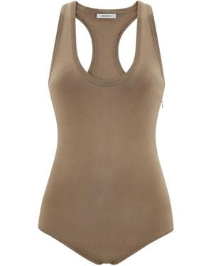 Ferragamo Knitted Bodysuit - Brown