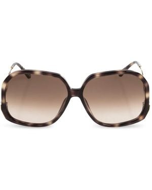 Chloé Squiare-Frame Sunglasses - Pink