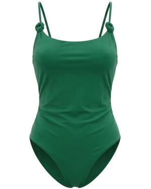 Fisico Maillot De Bain À Détail Noué - Green