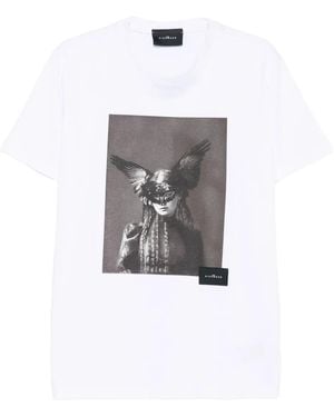 John Richmond Graphic-Print T-Shirt - White